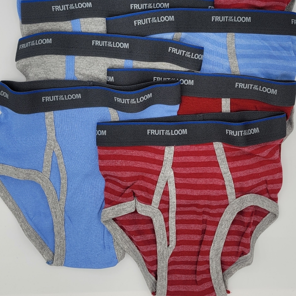 Fruit of the Loom - (NWOT) Boys Fashion Briefs 100% Cotton Assorted 10 Pack